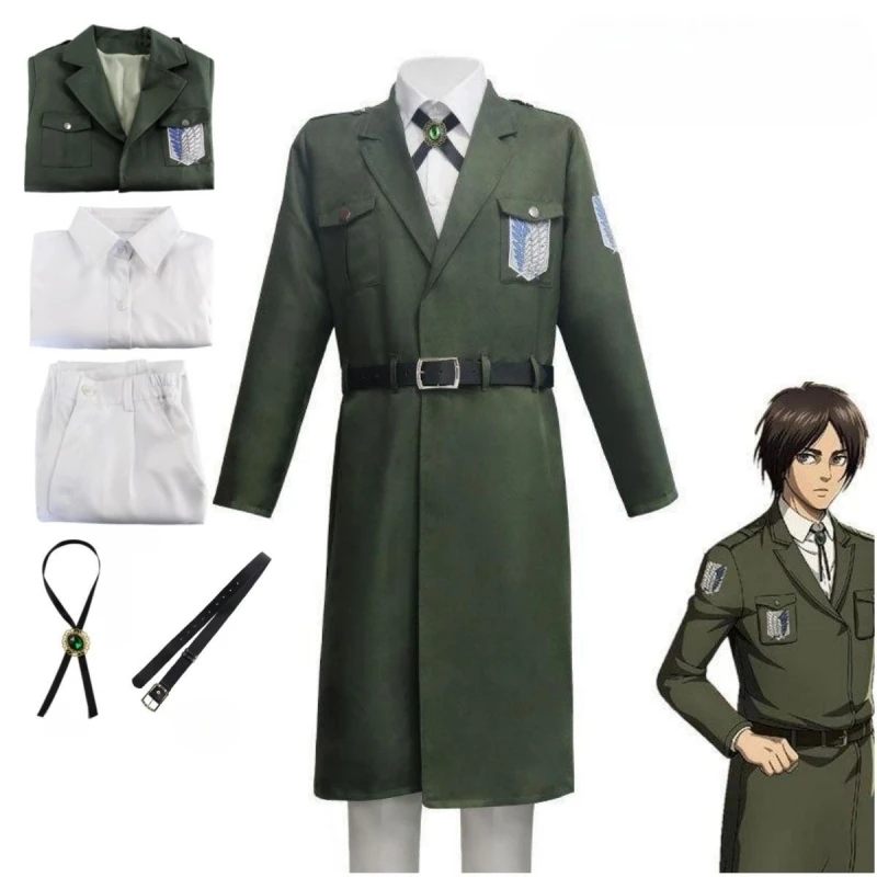 Windbreaker Anime Merchandise - Attack Titan Legionary Green Jacket, roupas
