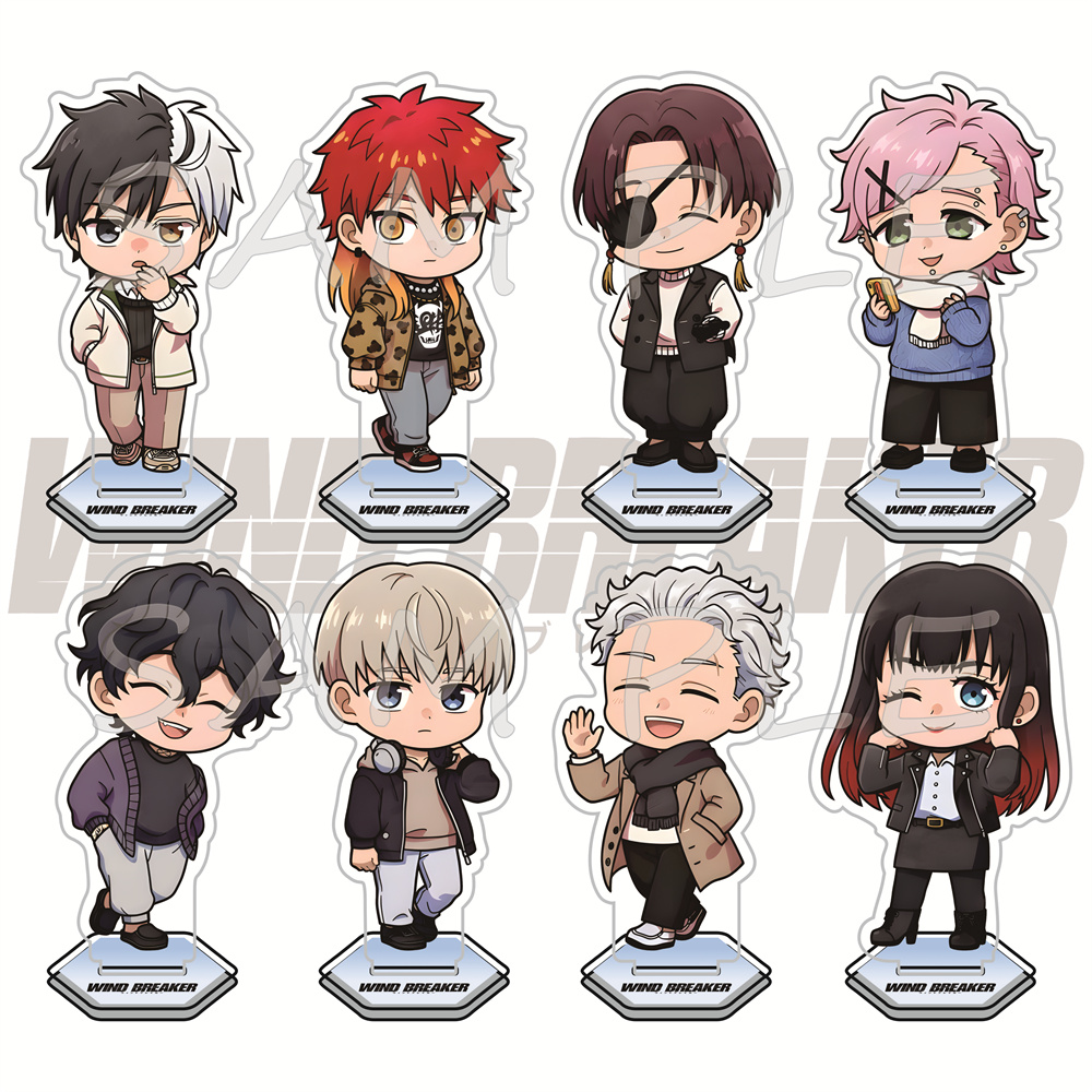 Windbreaker Anime Merchandise - WIND BREAKER Versão Casual Diária 10cm