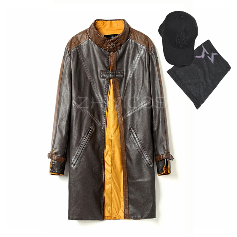 Windbreaker Anime Merchandise - Fantasia de Cosplay Aiden Pearce, Jaqueta