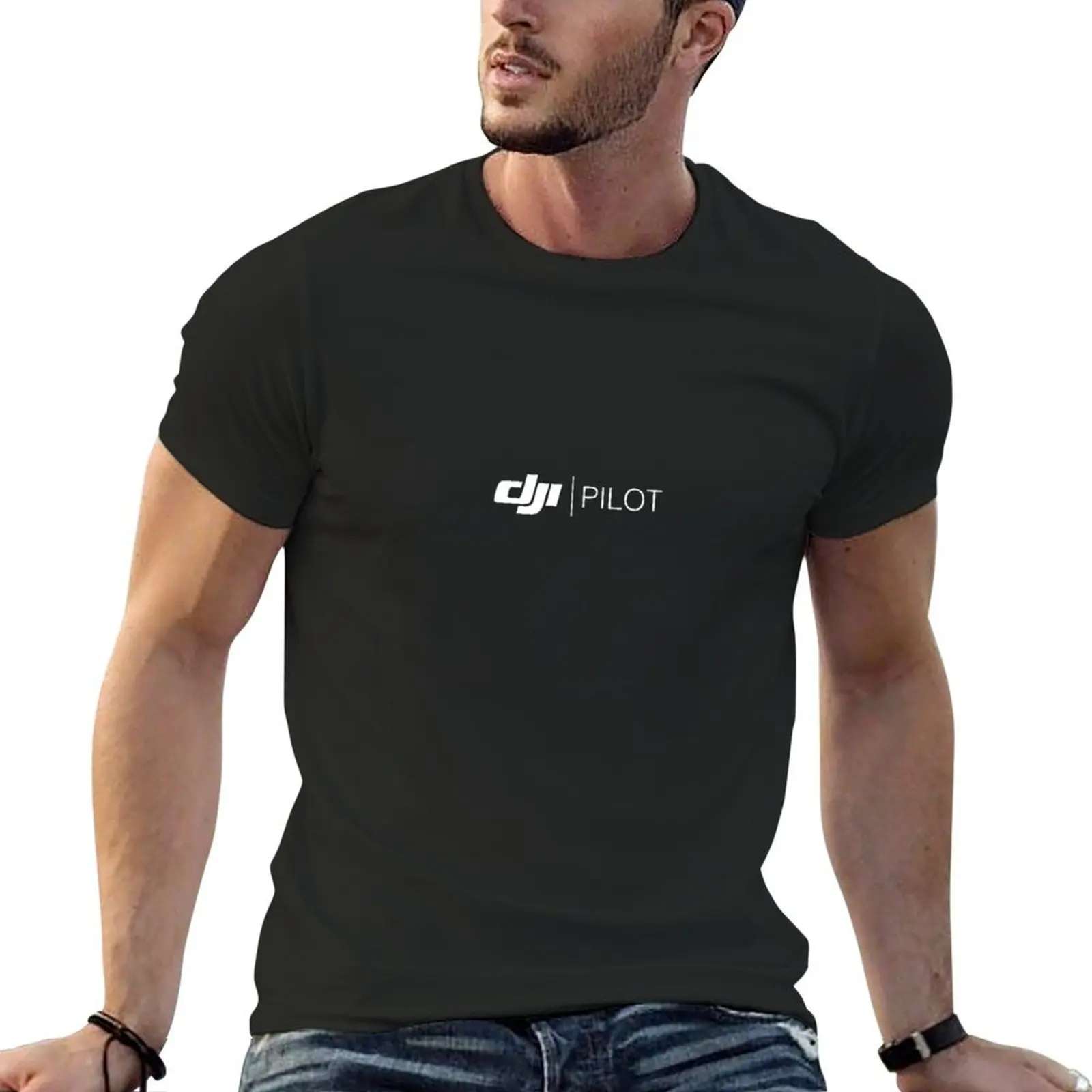 Anime Merchandise T-Shirts - Melhor vendedor-dji piloto mercadoria camiseta gráfico