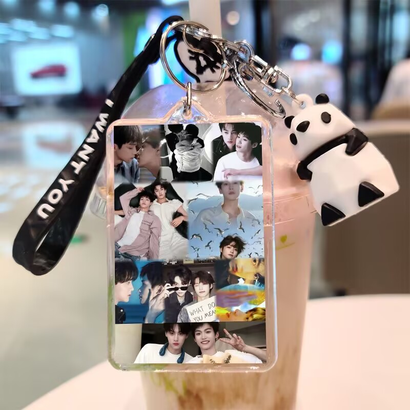 Anime Merchandise Keychains - Tian Xuning, chaveiro dupla face, fotos