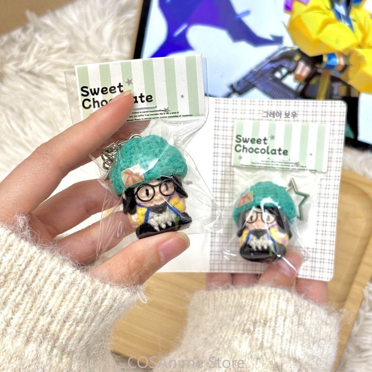 Anime Character Merchandise - VALORANT Killjoy Game Cosplay Mini Pelúcia