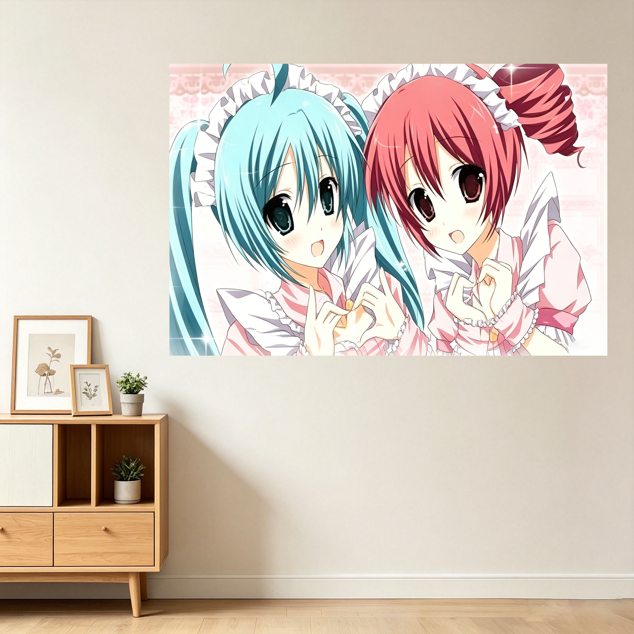 Tapeçaria de Anime com Meninas - Anime Merchandise Sales avaliação e preço