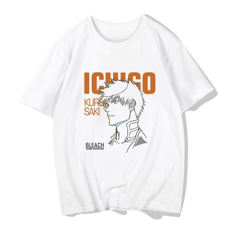 Camiseta BLEACH Kurosaki Ichig - Anime Merchandise T-Shirts avaliação e preço