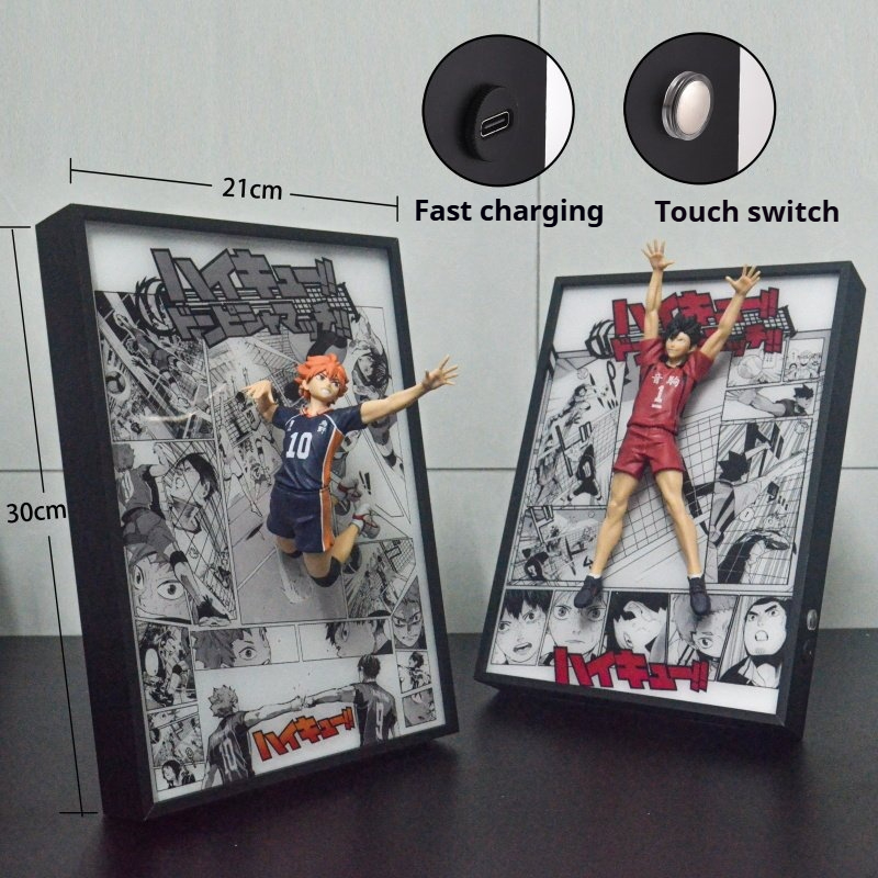 Haikyuu!! Pintura de Luz 3D 21 - Anime Merchandise Haikyuu avaliação e preço