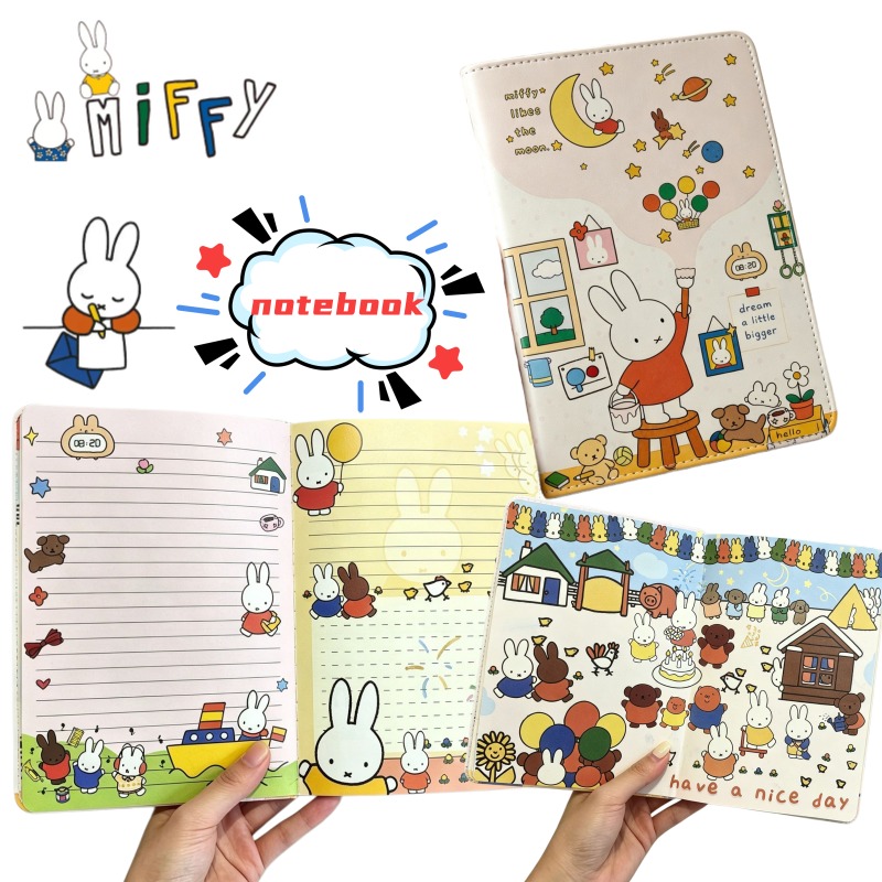 Novo Caderno B6 Miffy Fofo com - Art Book Illustration avaliação e preço