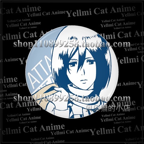 Pingente de Crachá Attack on T - Anime Merchandise Keychains avaliação e preço