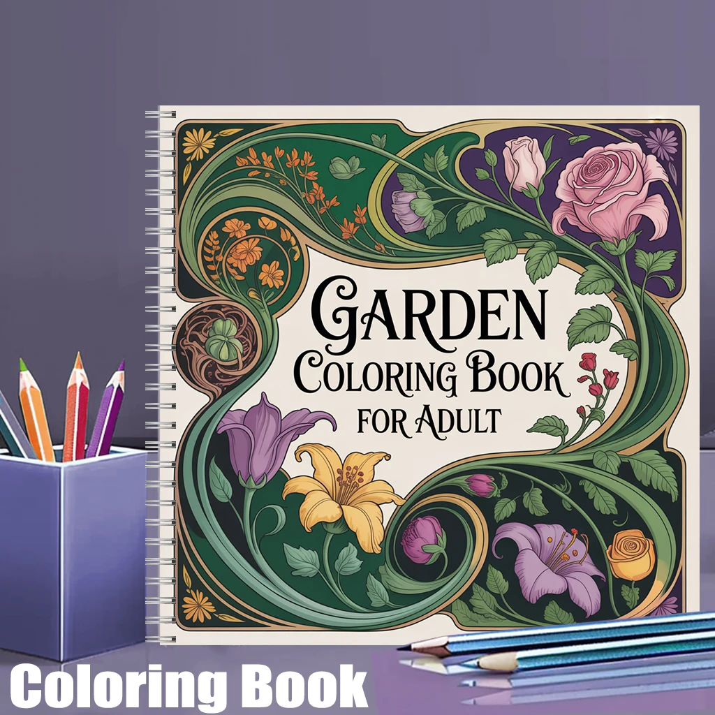 Livro de Colorir Jardim para A - Art Book Illustration avaliação e preço