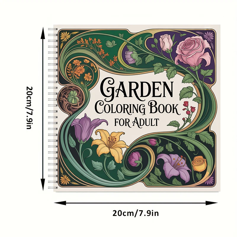 Livro de Colorir Jardim para A - Art Book Illustration avaliação e preço