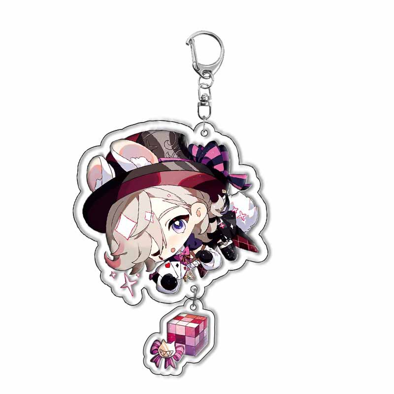 Chaveiro de Acrílico Genshin I - Anime Merchandise Keychains avaliação e preço