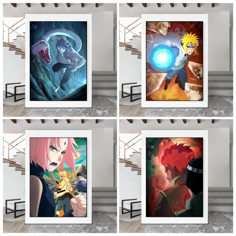 Pôster Naruto em Tela para Dec - Anime Merchandise Sales avaliação e preço