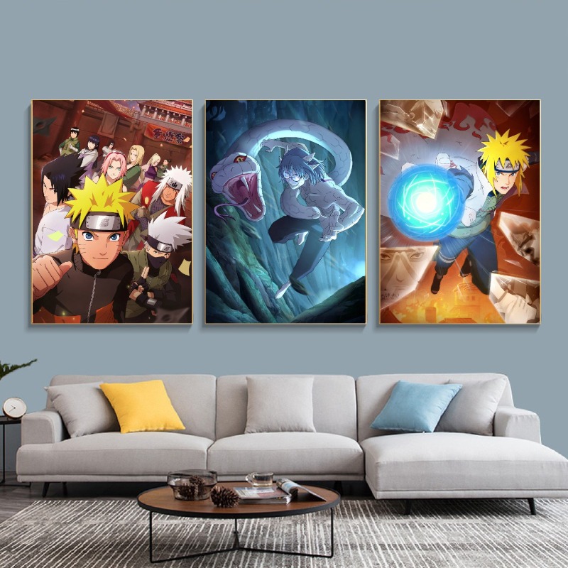 Pôster Naruto em Tela para Dec - Anime Merchandise Sales avaliação e preço